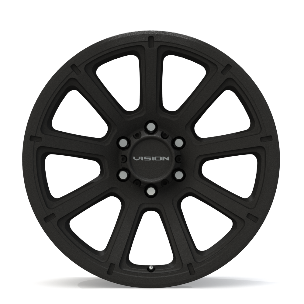 Vision Turbine 353 Wheels Rims 17x8.5 6x139.7 Matte Black 18mm | 353 ...