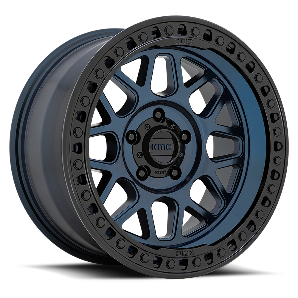 Kmc Km549 Grs Wheels Rims 18x9 6x139.7 Midnight Blue With Gloss