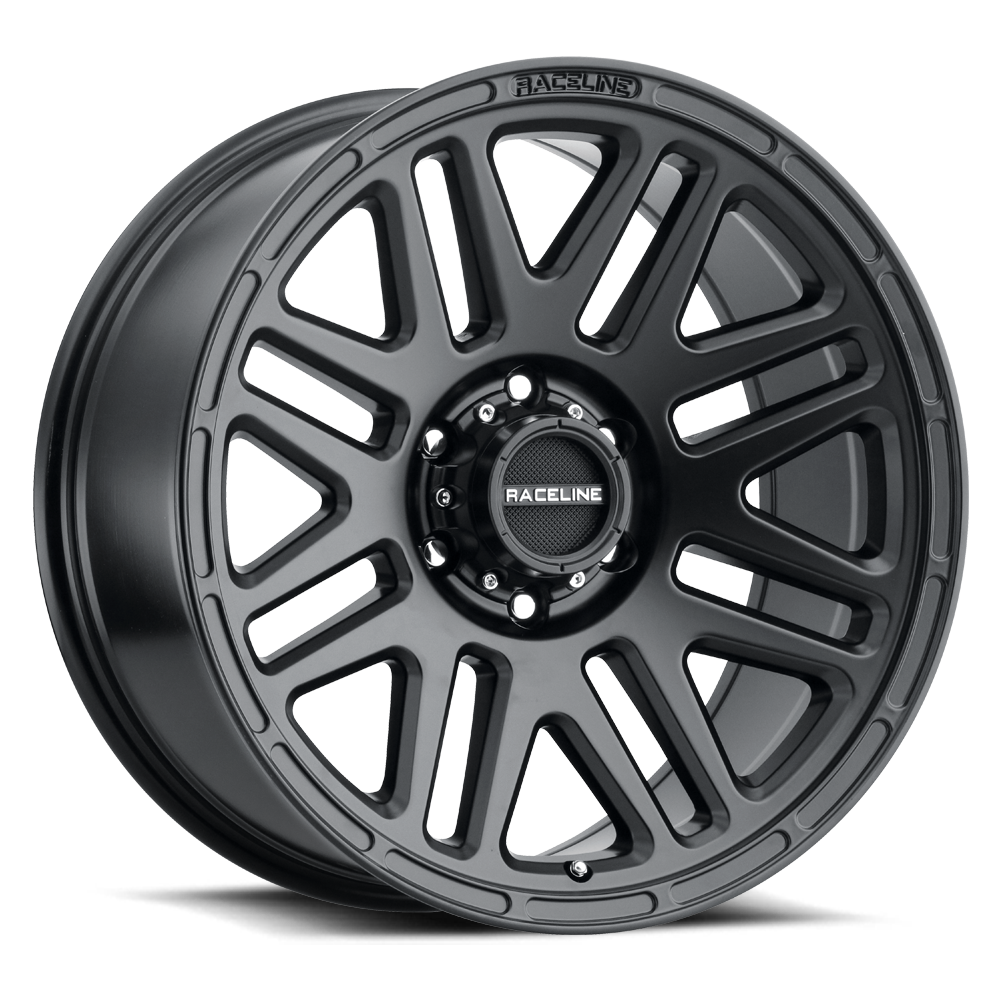 Raceline 944B Outlander Wheels Rims 20x9 6x139.7 Satin Black -12mm