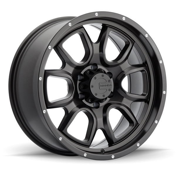 Mamba 591B M19 Wheels Rims 17x9 5x127 Matte Black -12mm | 591B