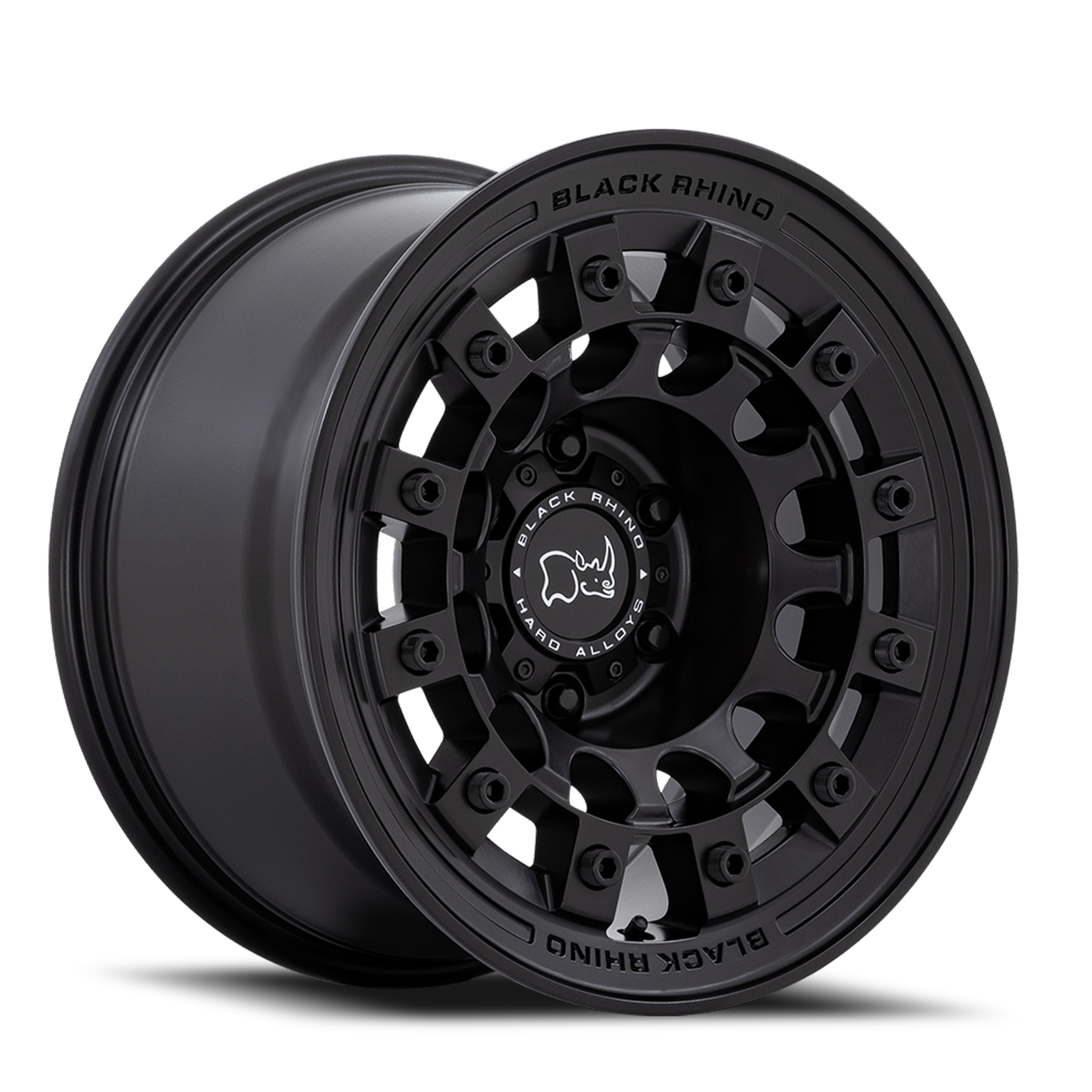 ブラックライノ　17×9J pcd127 4本 Black Rhino Fuji Wheels Rims 17x9 5x127 Matte Black -12mm