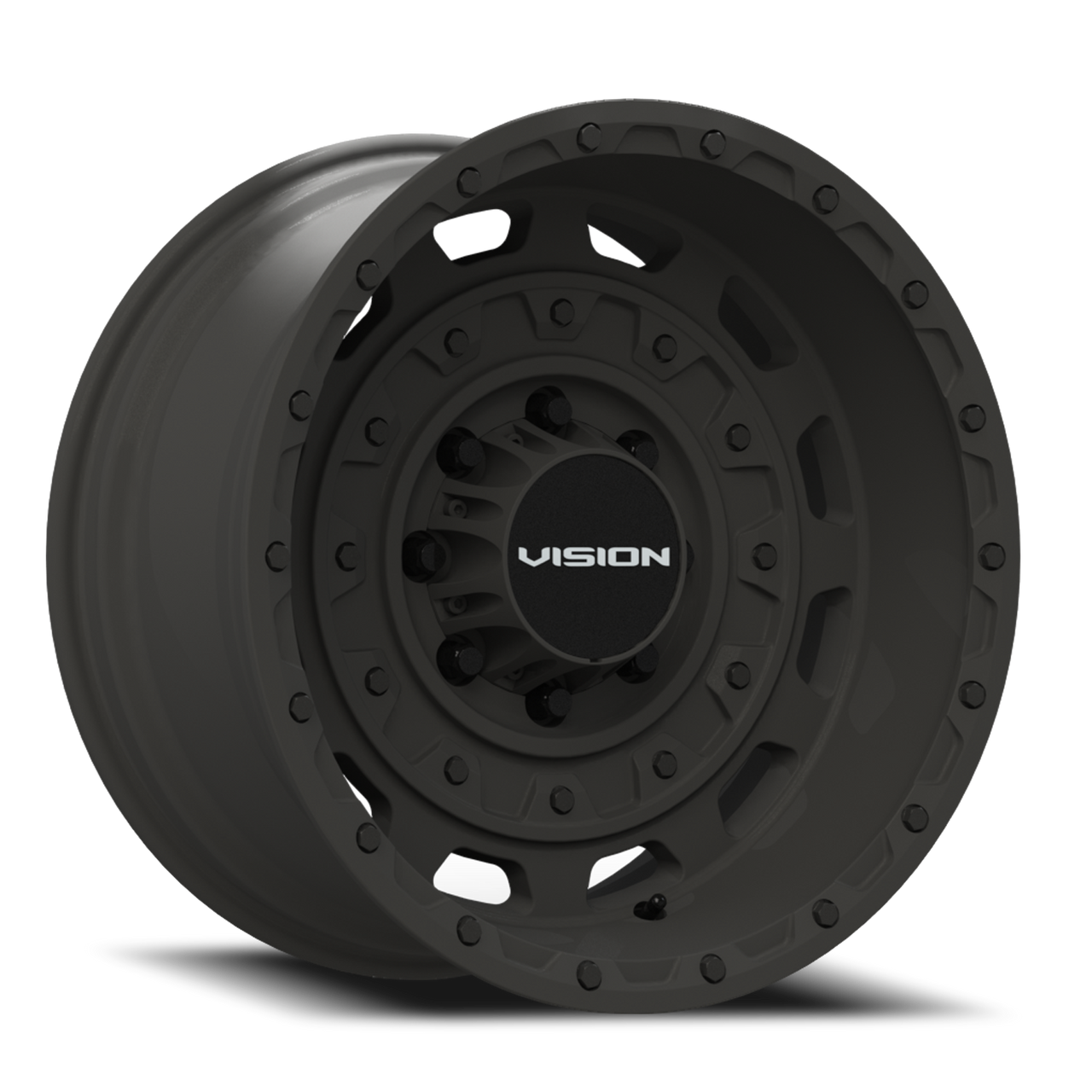 Vision Tactical 403 Wheels Rims 20x9.5 8x165.1 Satin Black -18mm