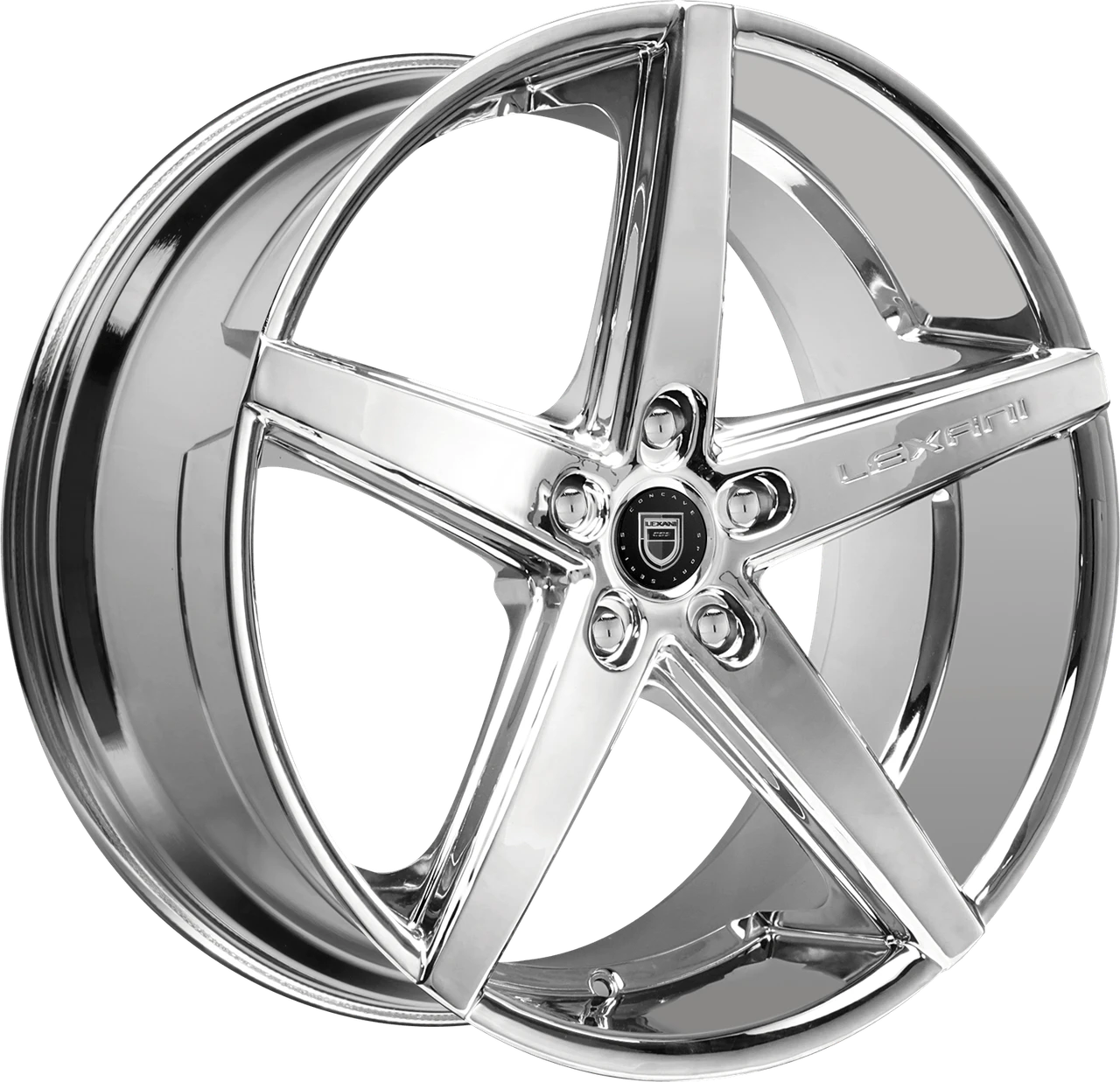 Lexani R-Four Wheels Rims 20x8.5 Blank Custom Drilled Chrome 15mm