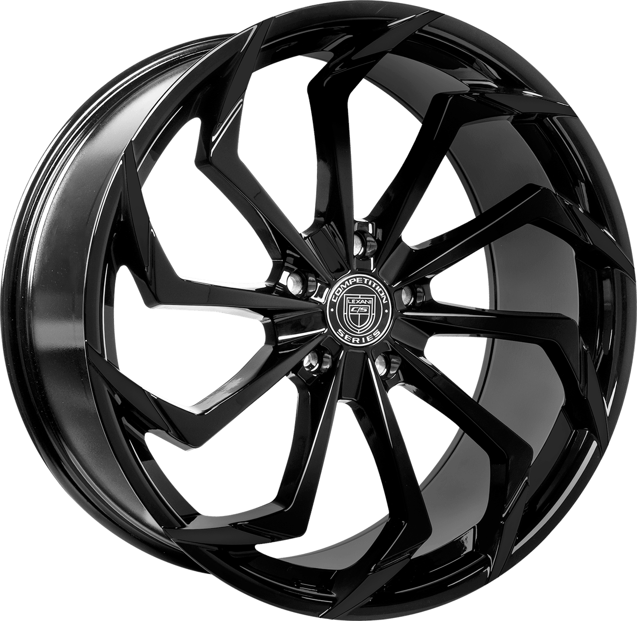 Lexani Static Wheels Rims 22x10 Blank Custom Drilled Gloss Black