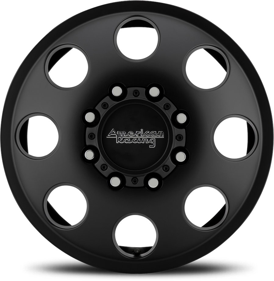 American Racing Dually Ar204 Baja Dually Wheels Rims 17x6.5 8x210 Satin ...