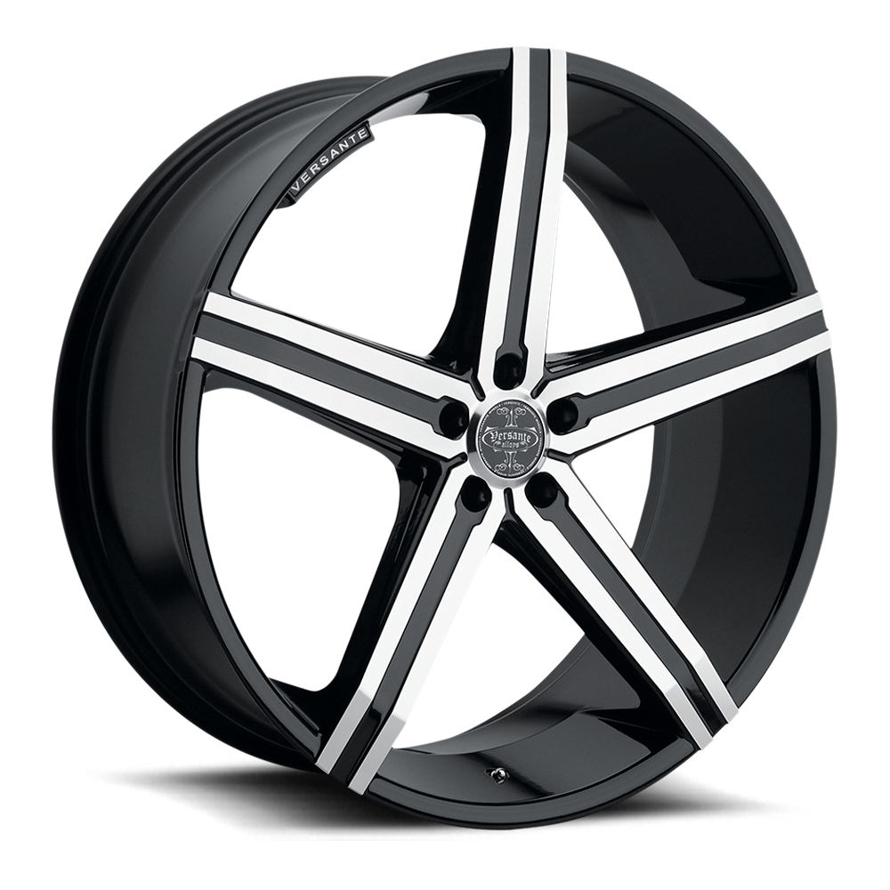 (M042) Versante Alloys VE系 タイヤ４本 Versante 228 Wheels Rims 20x8.5 5x114.3 Black Machined 40mm