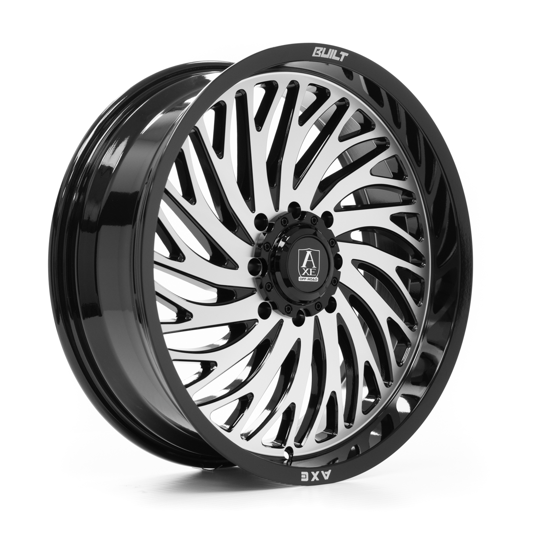 Axe Hydra Utv Atv Wheels Rims 20x7 4x137 4x156 Gloss Black Milled 10mm ...
