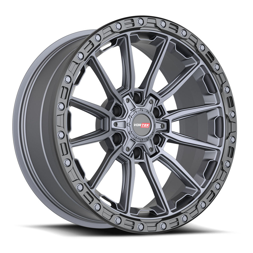 Vortek Vrt-601 Wheels Rims 20x10 6x135 6x139.7 Matte Titanium With