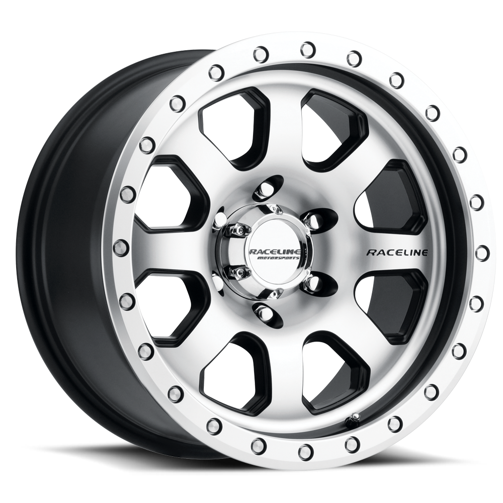 Raceline Avenger Wheels Rims 17x8.5 5x150 Machined W/ Clear Coat 0mm ...