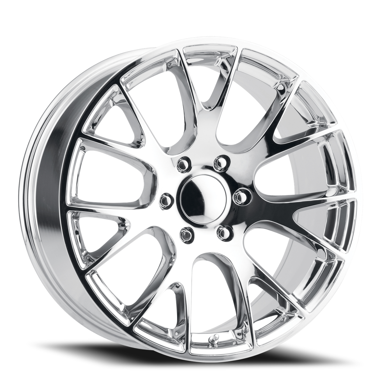 Vöxx Replica Hellcat Wheels Rims 20x9 5x139.7 Chrome 18mm | CAT