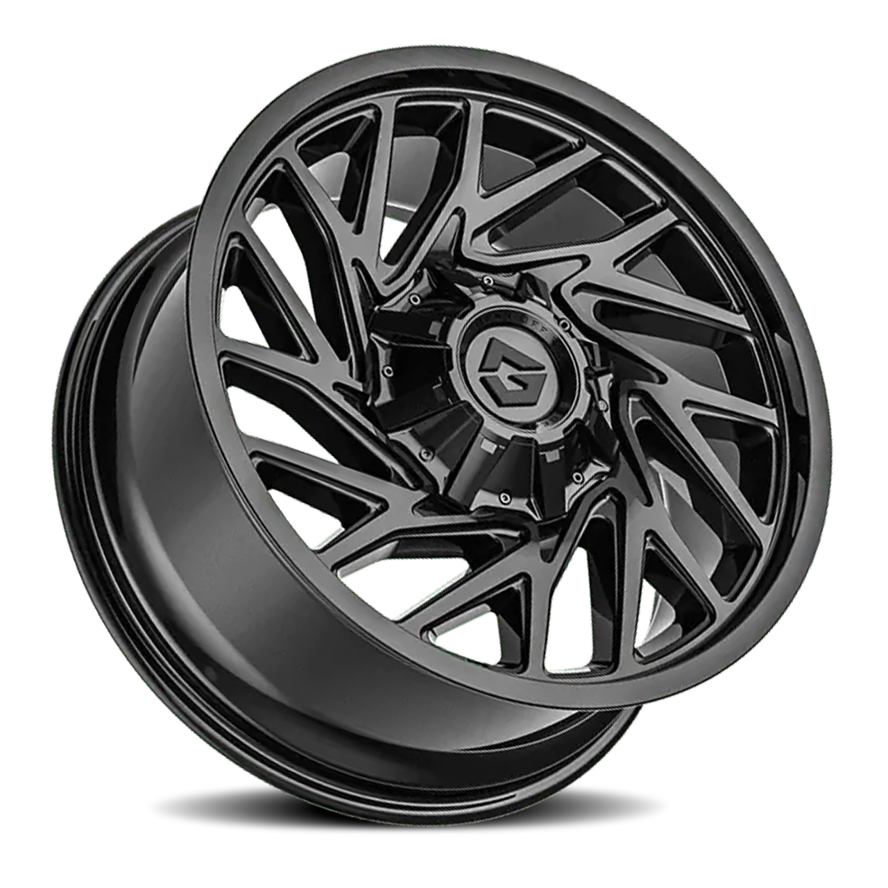 Gear Off Road 769B Wheels Rims 17x9 8x165.1 8x170 Gloss Black 18mm