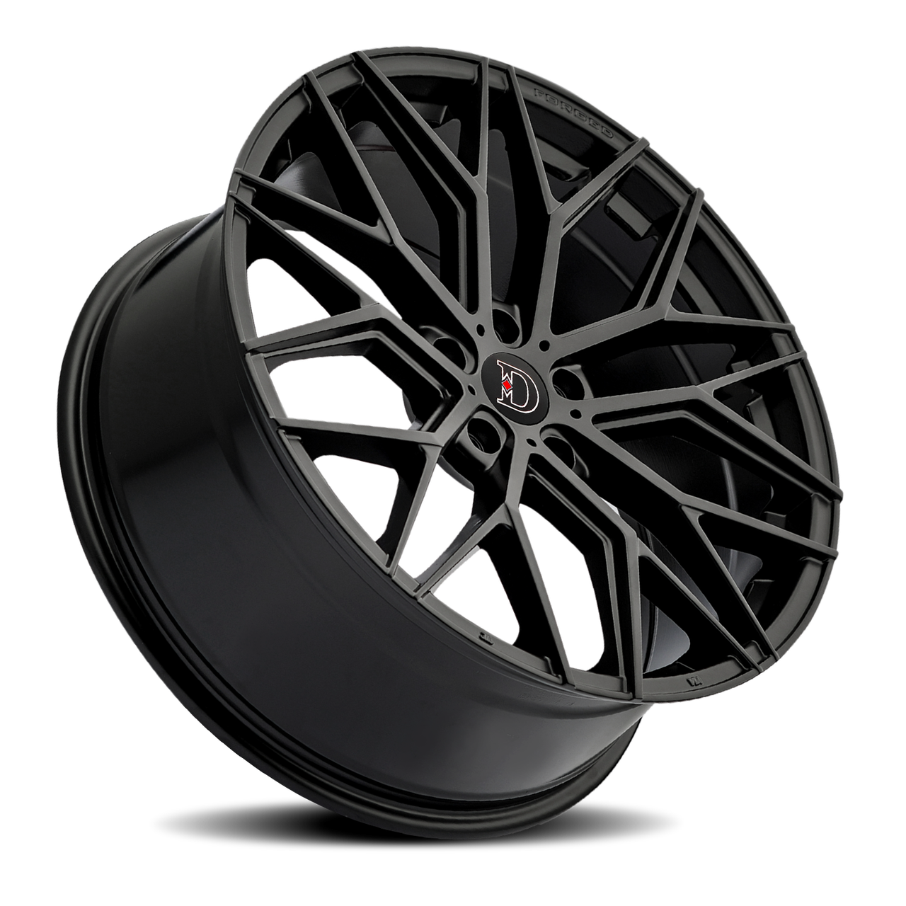 Defy D07 Wheels Rims 20x8.5 5x114.3 Satin Black 38mm | D07285545+38SB