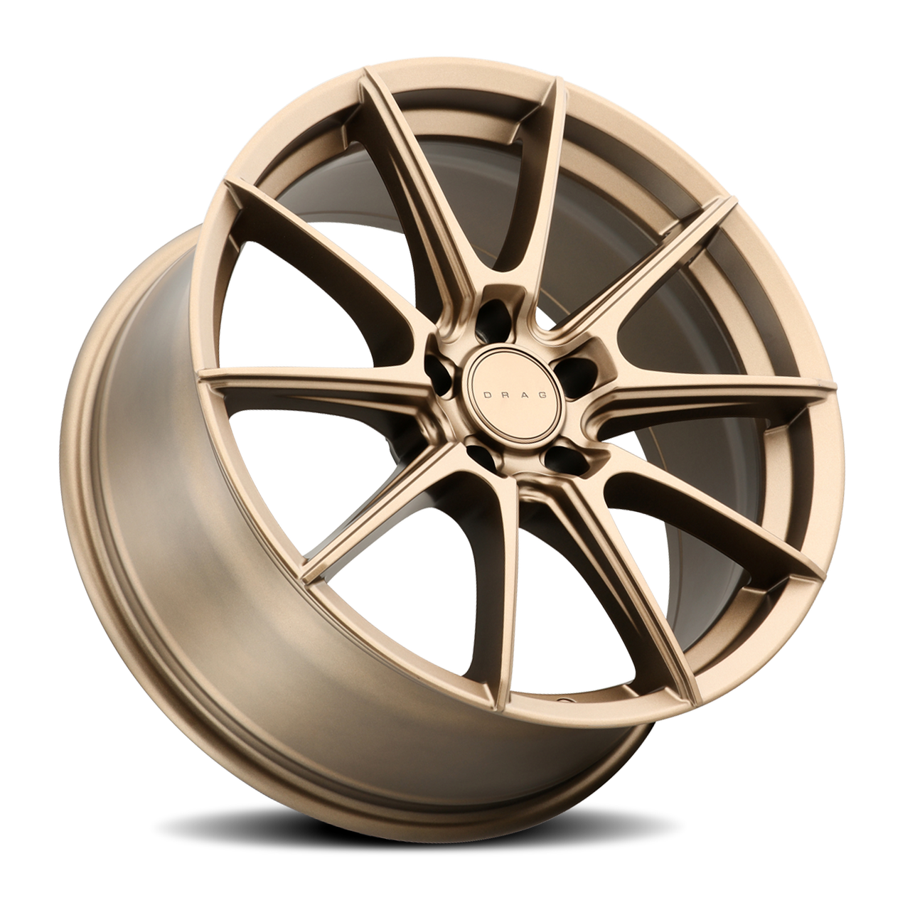 Drag Dr82 Wheels Rims 17x7.5 5x108 Frozen Bronze 40mm