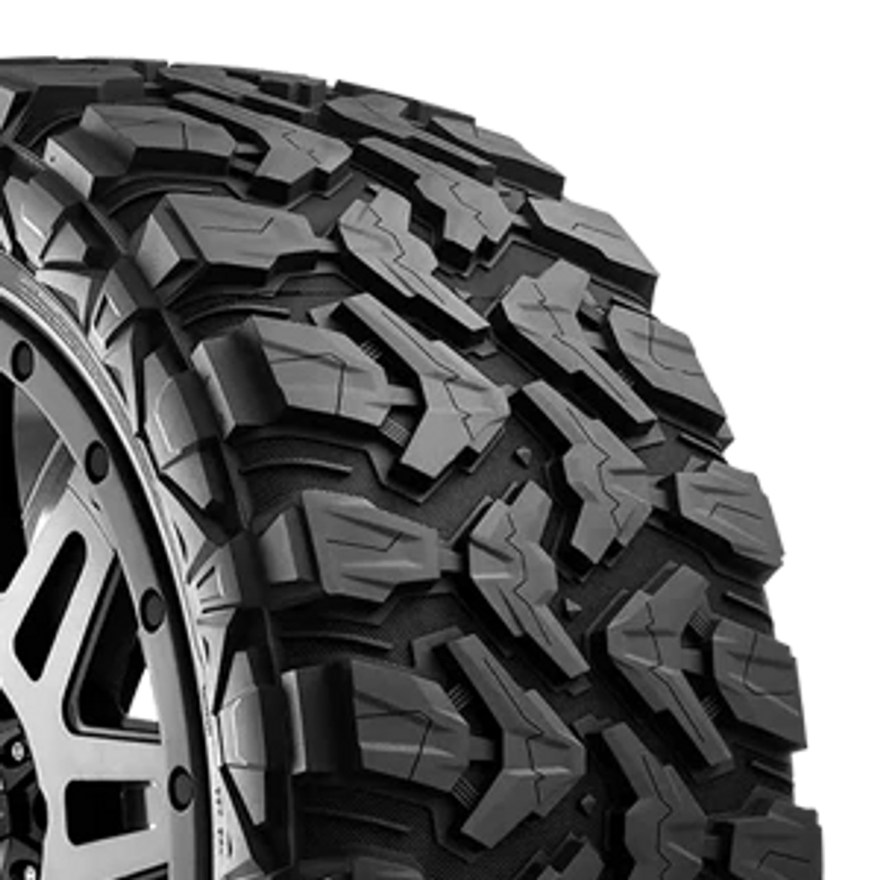 れん 33x12.50R18LT Radar Renegade X 118Q LRE Black Wall Tire