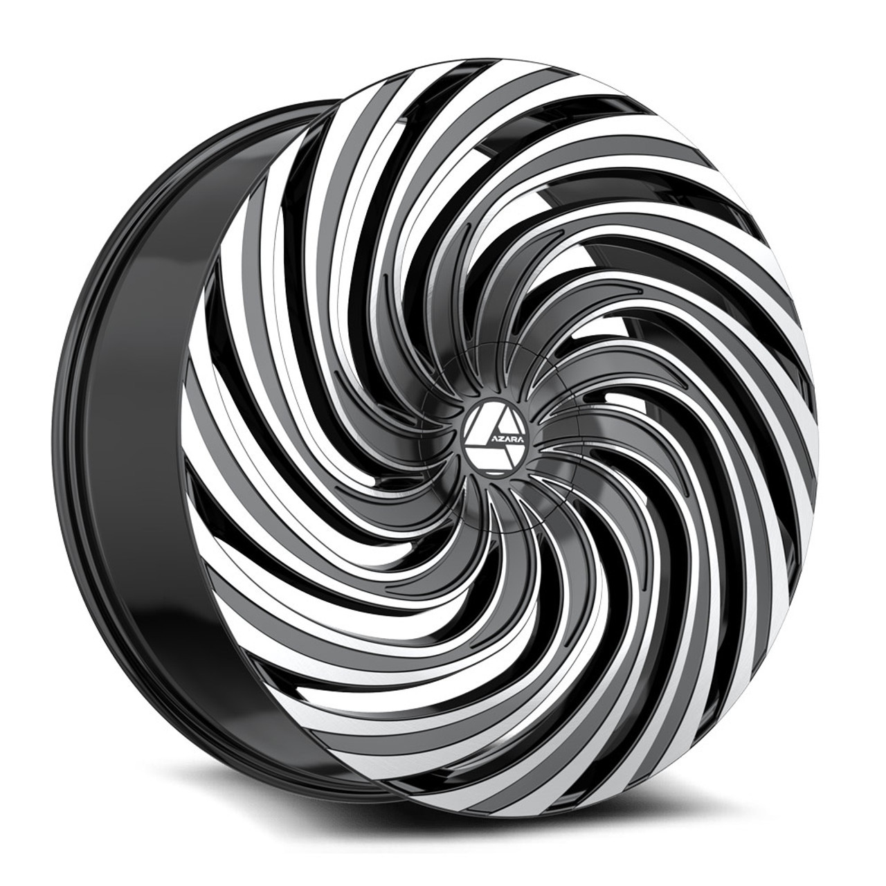 Azara Aza-535 Wheels Rims 30x9.5 Blank Custom Drilled Gloss Black