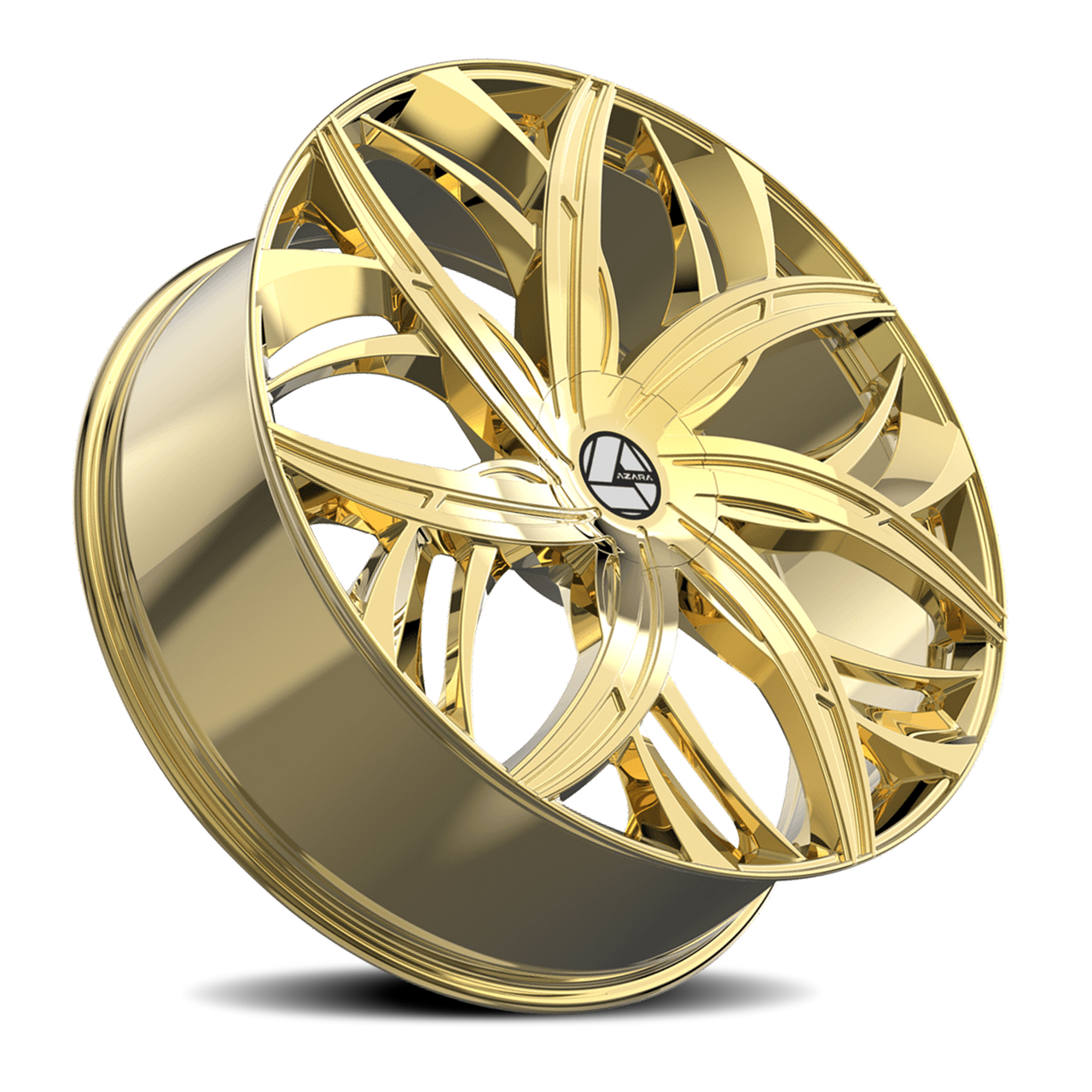 Azara Aza-541 Wheels Rims 20x8.5 5x114.3 5x120 Nano Gold 35mm