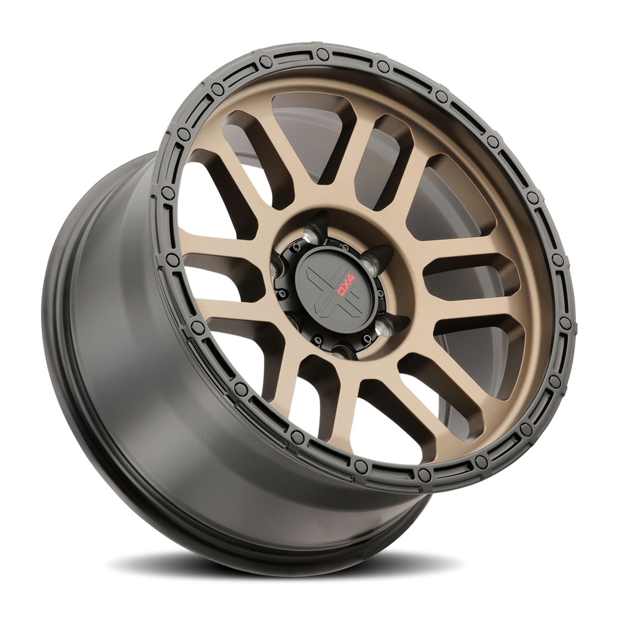 Dx4 Rally Rims Dx4 Flare Wheels Rims 17x8.5 6x139.7 Bronze W/ Black Lip 0mm ...