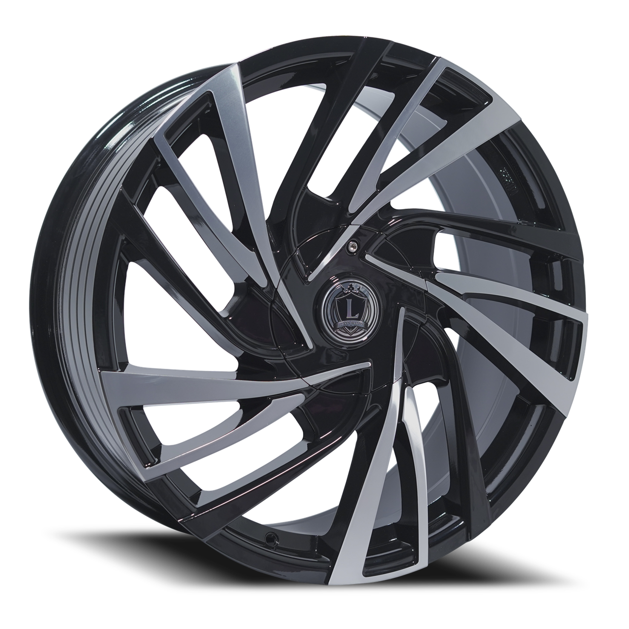 Luxxx Alloys Lux 41 Wheels Rims 18x8 5x110 5x114.3 Gloss Black