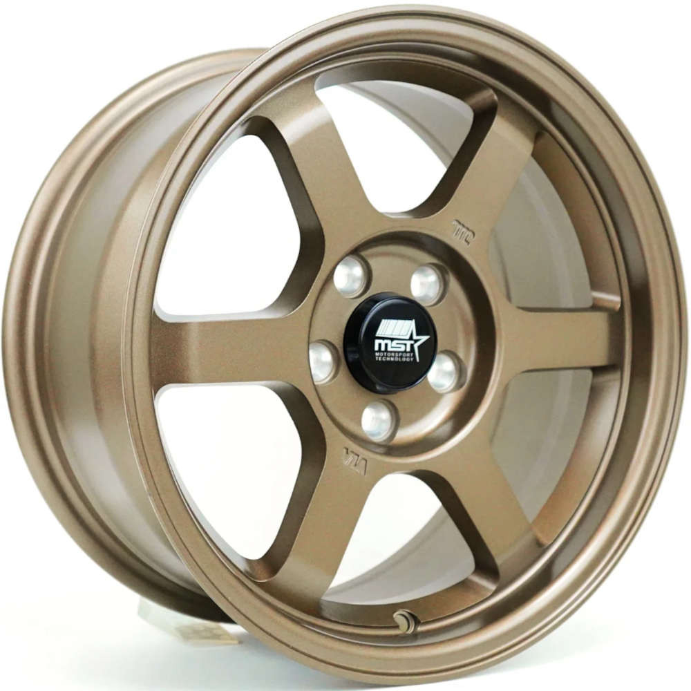 Mst Time Attack Wheels Rims 15x7 5x100 Matte Bronze 20mm | 01T
