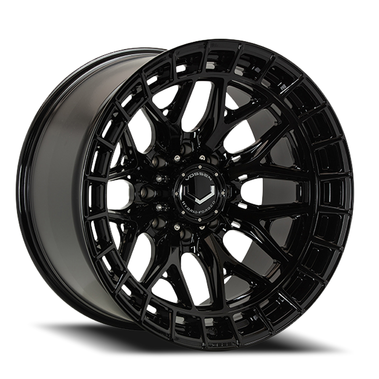ライスフォース Vossen Hfx1 Wheels Rims 22x10 8x180 Gloss Black -18mm | HFX1-2Z20-GB