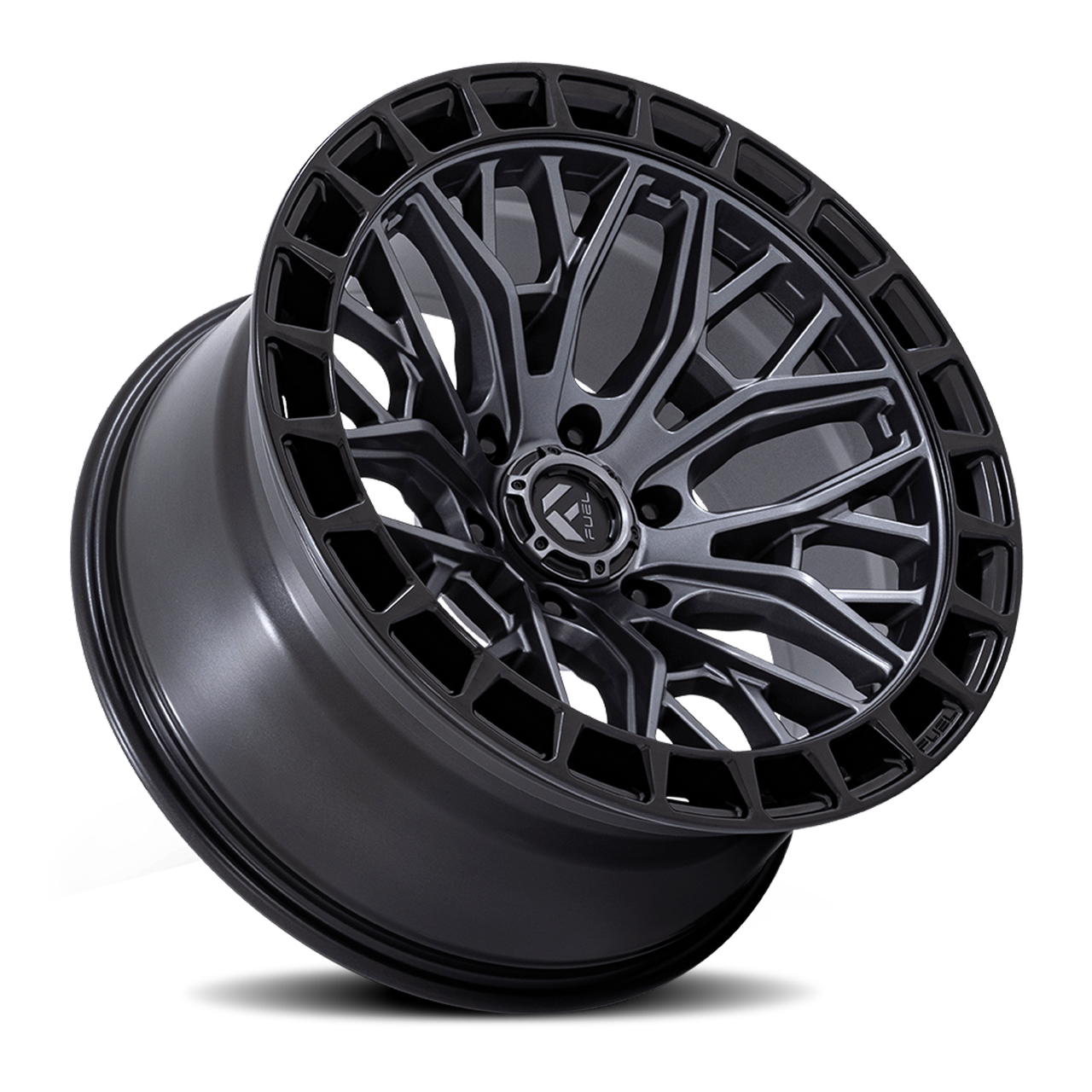 Fuel Fc869 Sigma Wheels Rims 17x9 6x139.7 Matte Gunmetal W/ Matte