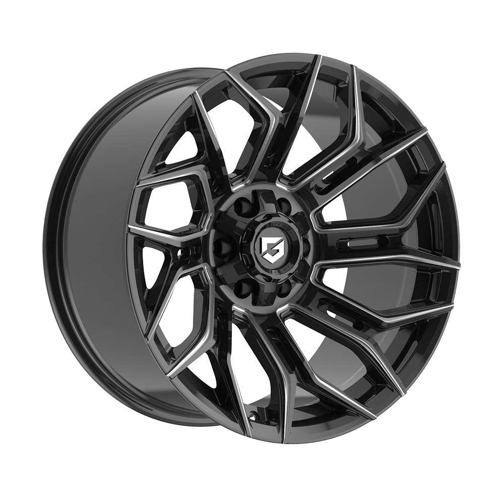 Gear Off Road 776Bm Wheels Rims 20x10 8x170 Gloss Black Milled