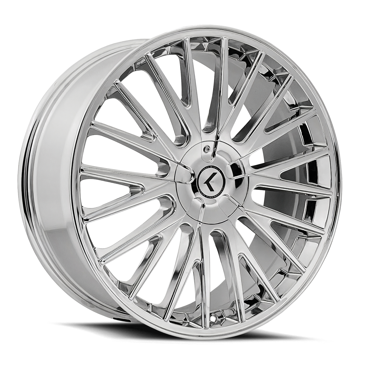 Kraze Kr185 Double Down Wheels Rims 17x8 5x108 5x114.3 Chrome 38mm