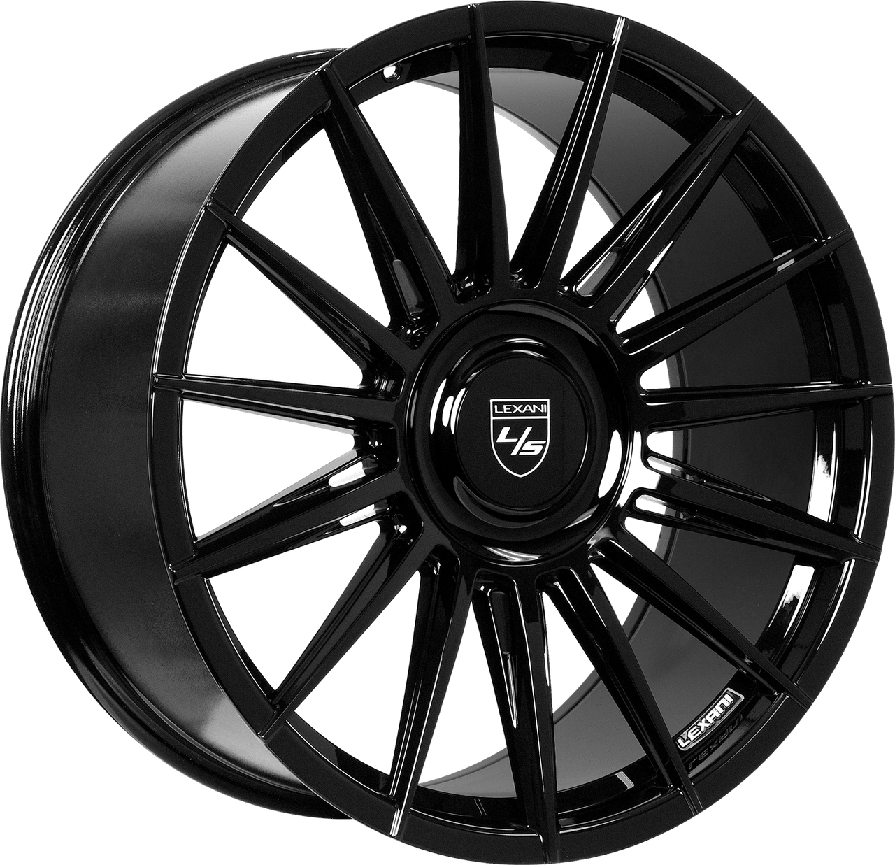 Lexani Lotus Xl Wheels Rims 24x10 Blank Custom Drilled Gloss Black 