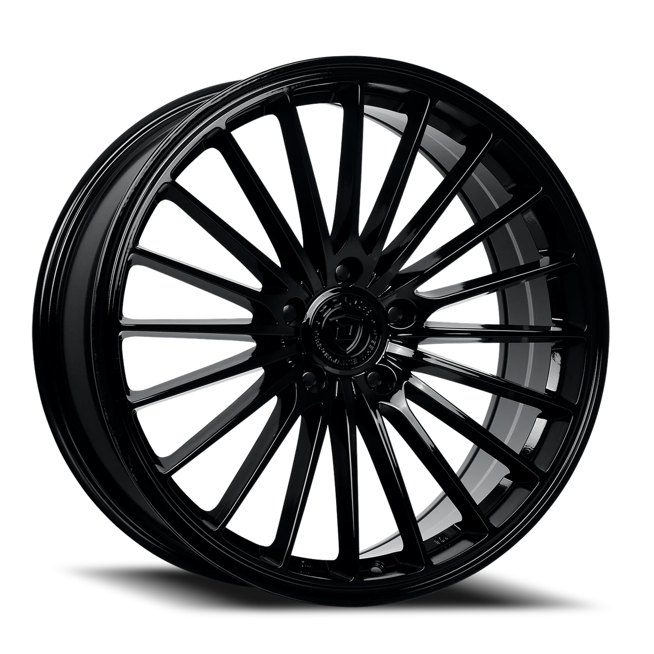 Dolce Performance Ghost Wheels Rims 20x8.5 5x112 Gloss Black 28mm