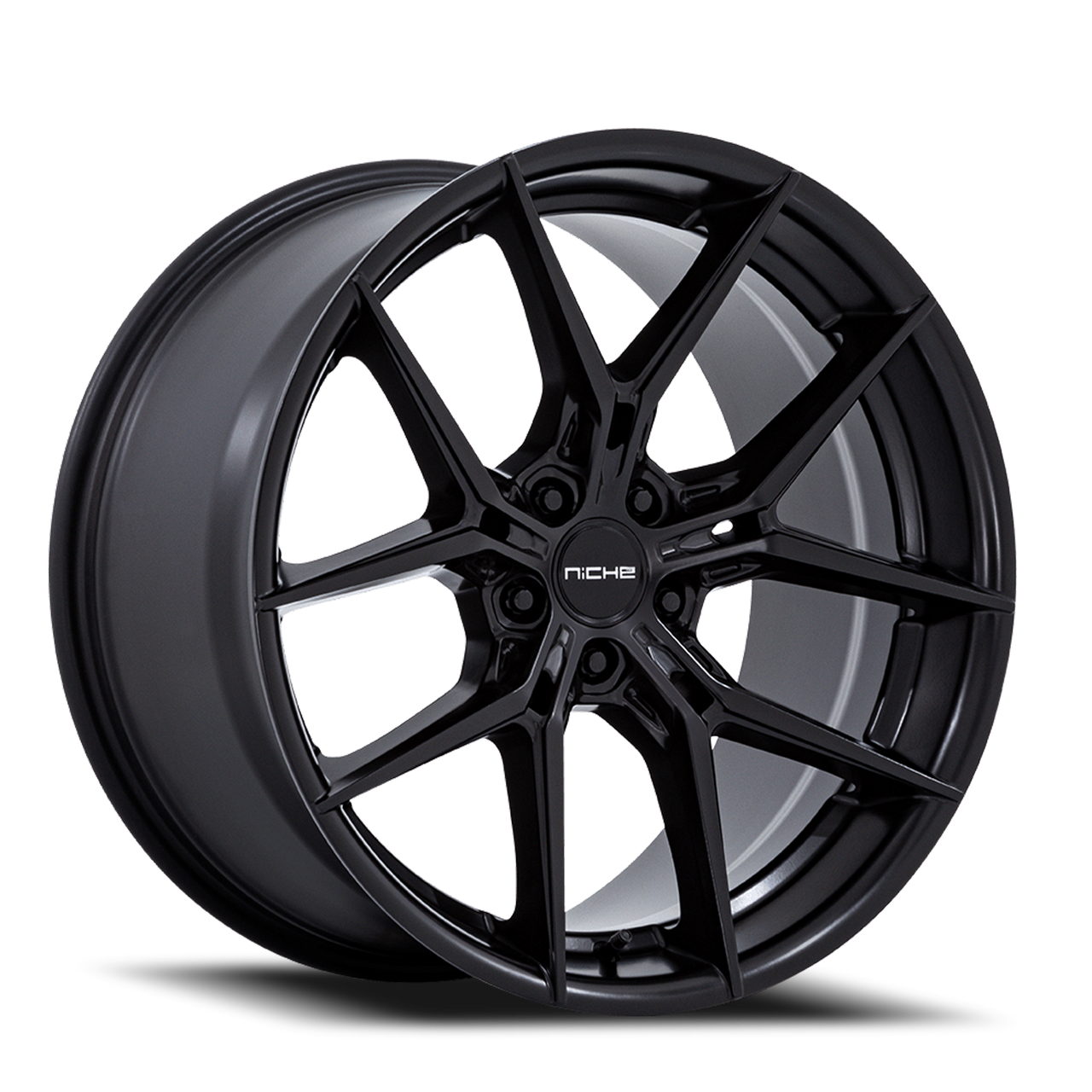 Niche Nc279 Prodigy 5 Wheels Rims 19x8.5 5x114.3 Matte Black 35mm