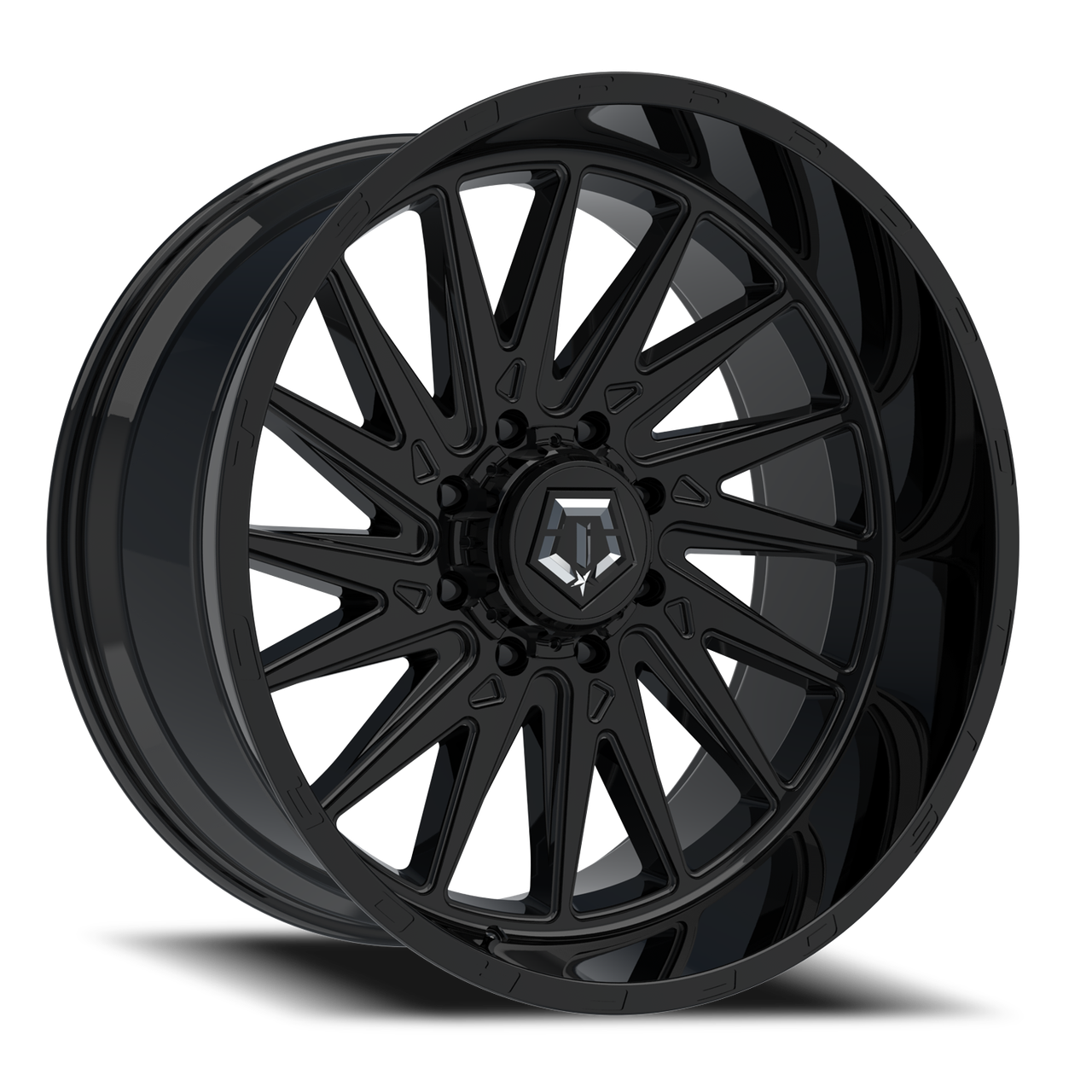 Tis 547B Wheels Rims 20x12 5x139.7 5x150 Gloss Black -44mm | 547B