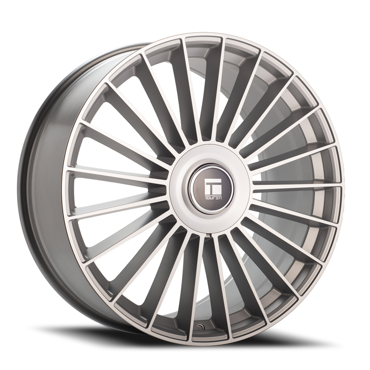 Touren Tr10 Wheels Rims 24x10 5x114.3 5x127 Satin Silver Machined