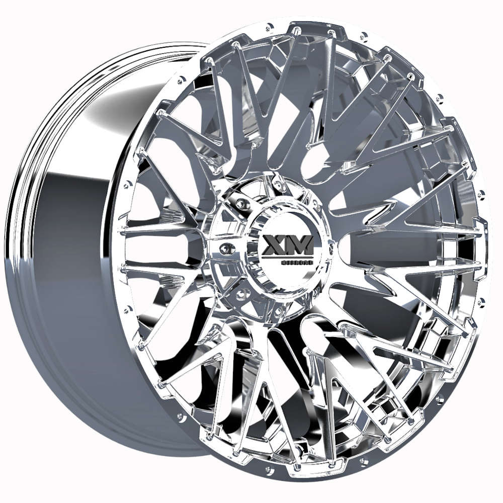 Xm Offroad Xm-355 Wheels Rims 20x10 6x135 6x139.7 Chrome -6mm