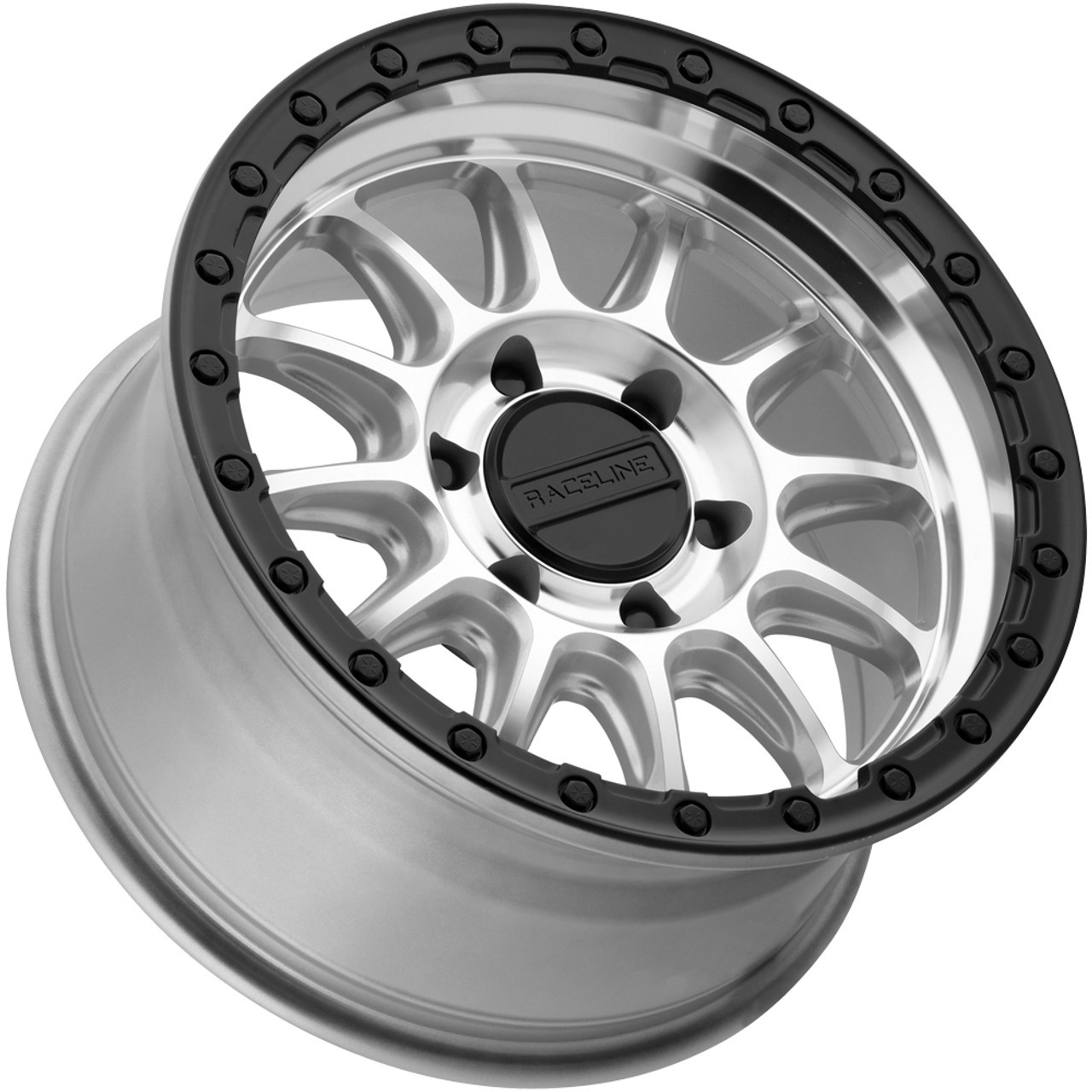 Raceline 960 Alpha Wheels Rims 18x9 8x180 Machined W/ Satin Black