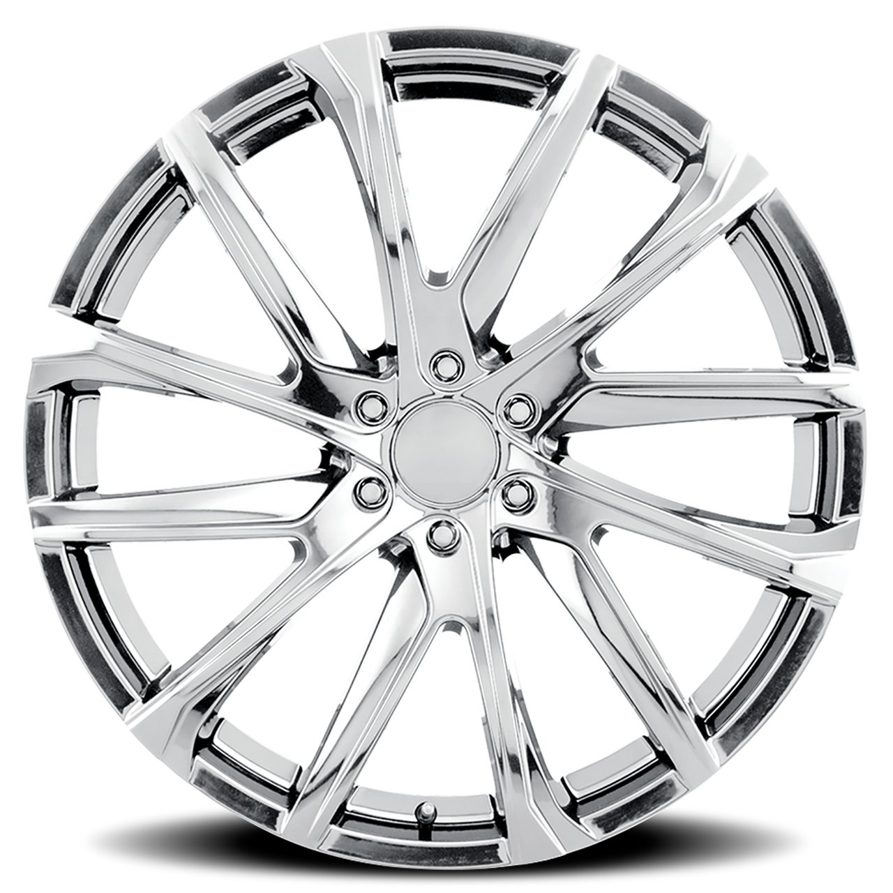 Voxx Replica Ssx Wheels Rims 24x10 6x139.7 Chrome 30mm | ES3 240
