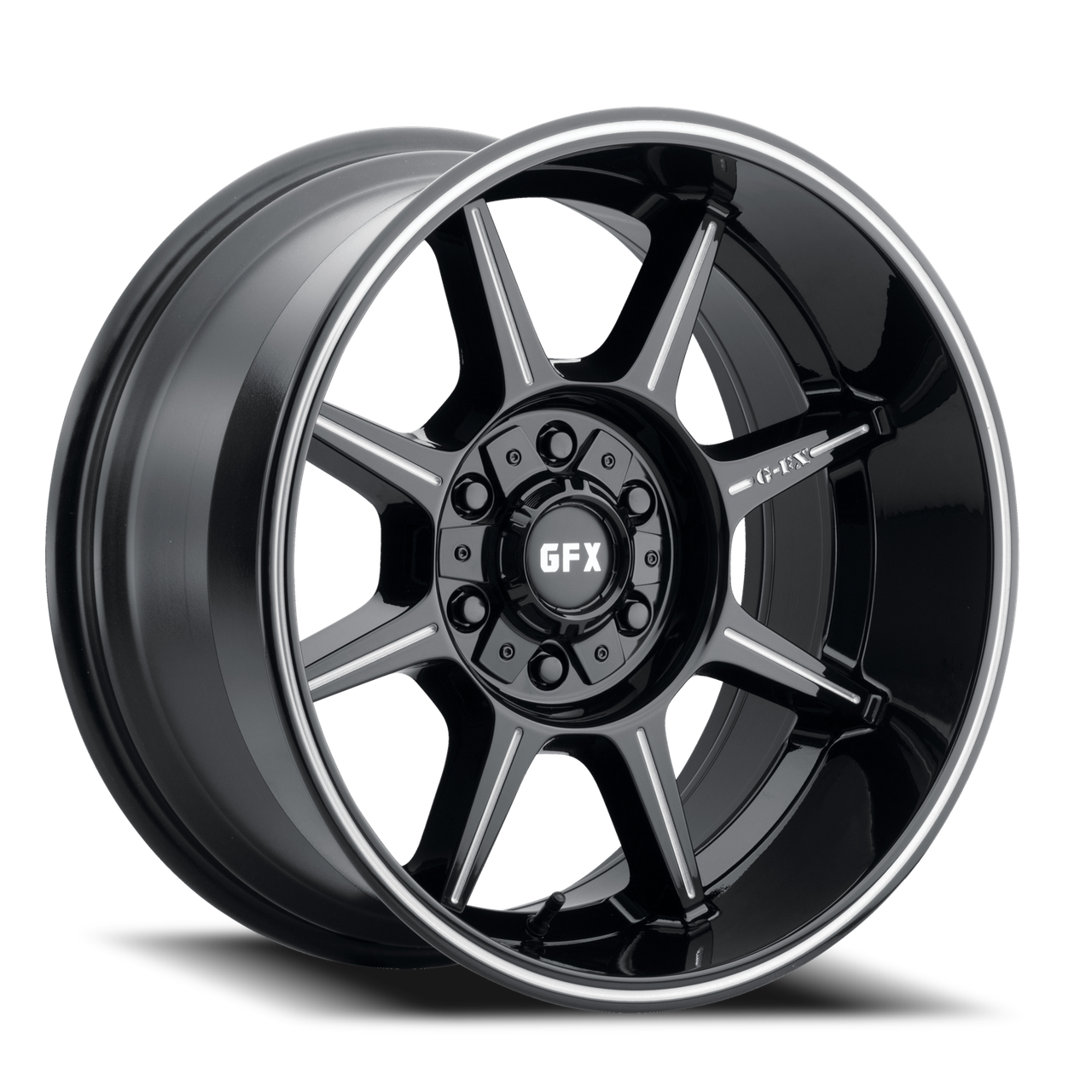 G-Fx Tr31 Wheels Rims 18x9 8x180 Gloss Black Milled 18mm | T31 890