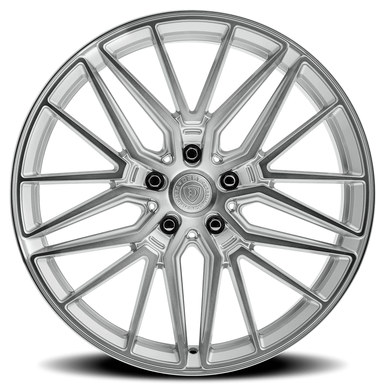 Defy D20 Wheels Rims 20x8.5 5x114.3 Silver Machined 38mm | D20285545+38SM