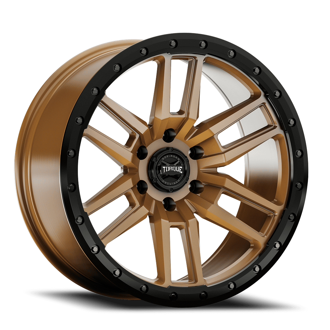 Torque Tw411C Pritchett Wheels Rims 18x9 6x139.7 Satin Bronze W