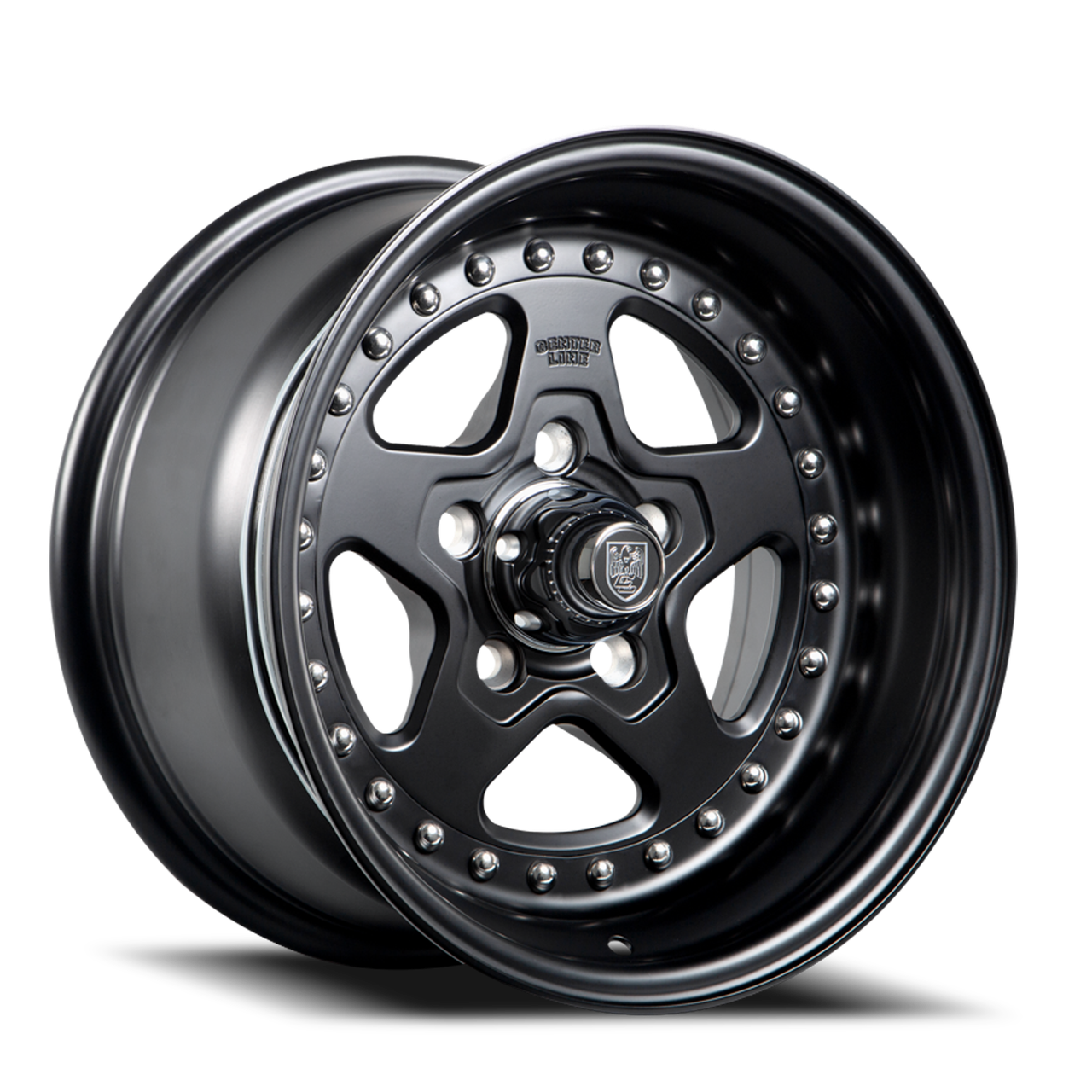 Center Line Telstar 2.0 Wheels Rims 15x7 5x120.65 Satin Black -6mm