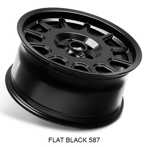 Xxr 587 Wheels Rims 17x8 5x100 Flat Black 30mm | 587788022