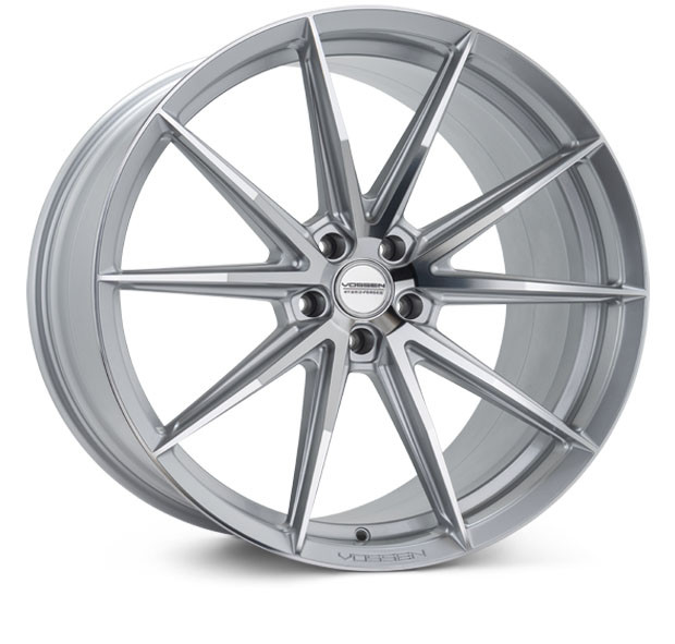 Vossen HFX2 Wheels Rims 22x10.5 5x112 Silver Polished 25mm | HFX2-2M50
