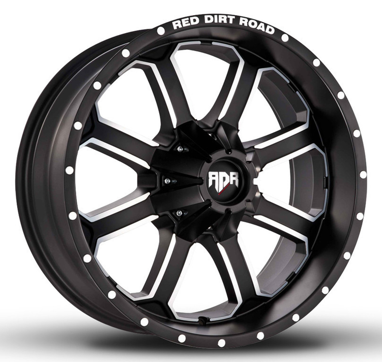 Red Dirt Road RD01 Wheels Rims 22x14 6x135 6x139.7 Gloss Black