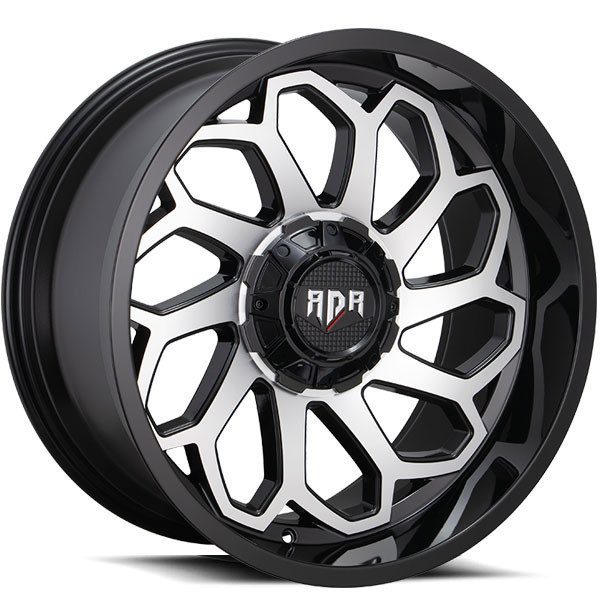 Red Dirt Road RD53 Wheels Rims 17x9 6x135 6x139.7 Gloss Black