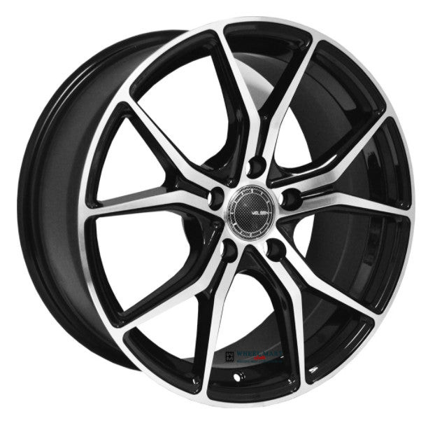 ウィルソン Velsen 531 Wheels Rims 18x8 5x108 Black Machined 38mm