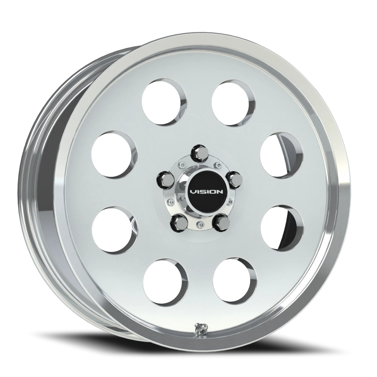 Kompressor Disc Rims Vision 56 Midway Atv Wheels Rims 17x7 5x114.3 Polished 38mm | 56-177545P54