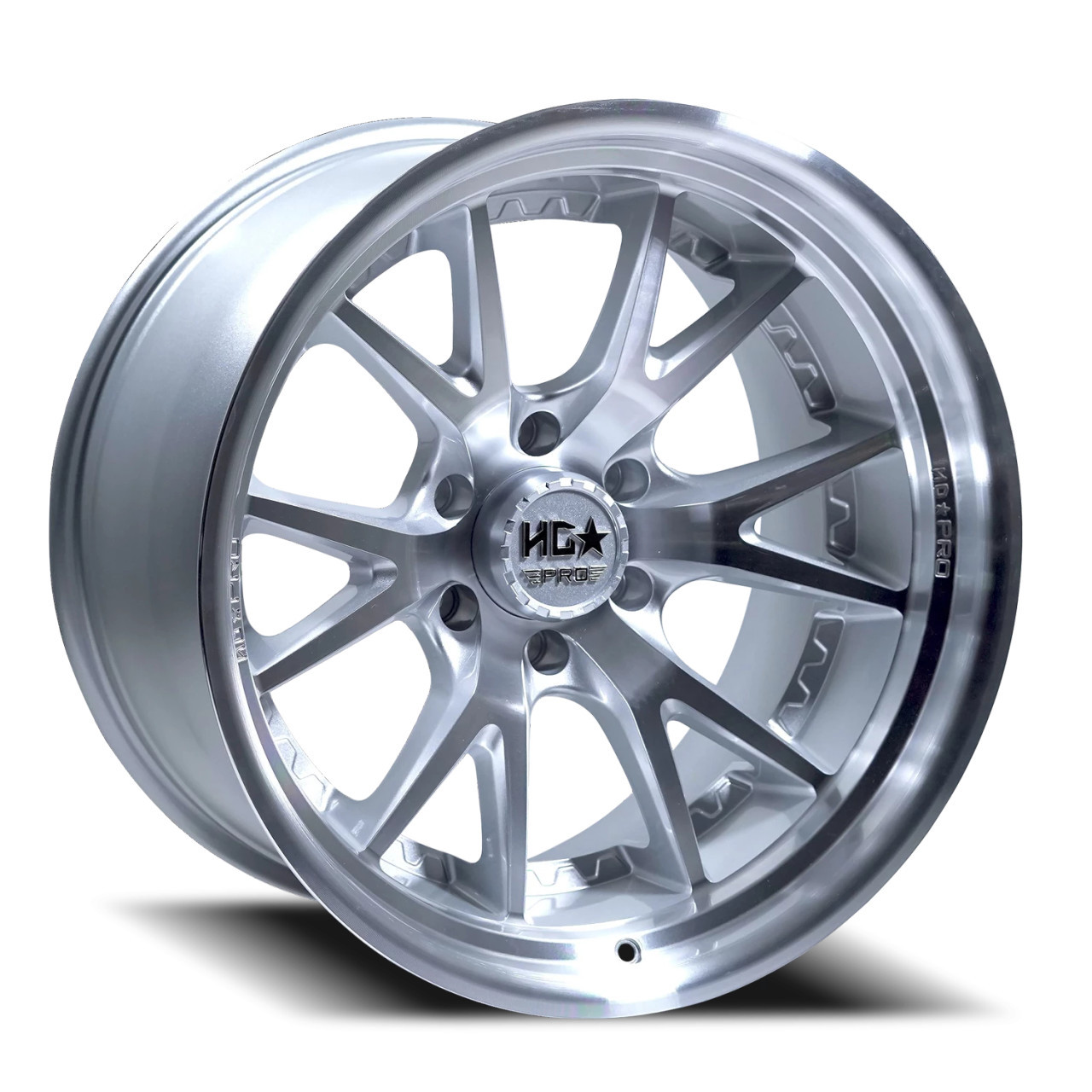 Luxxx Hd Lhd Pro 1 Wheels Rims 17x11 6x139.7 Silver Machined -33mm