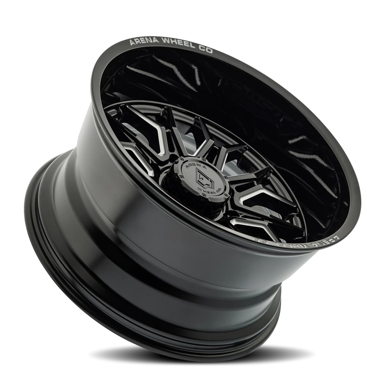 Arena A117 Violator Wheels Rims 22x12 8x180 Gloss Black Milled -44mm ...