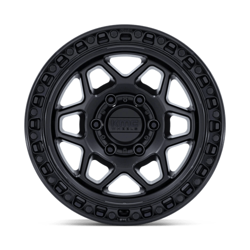 Kmc Km553 Torx Wheels Rims 17x9 6x139.7 Matte Black W/ Gloss Black