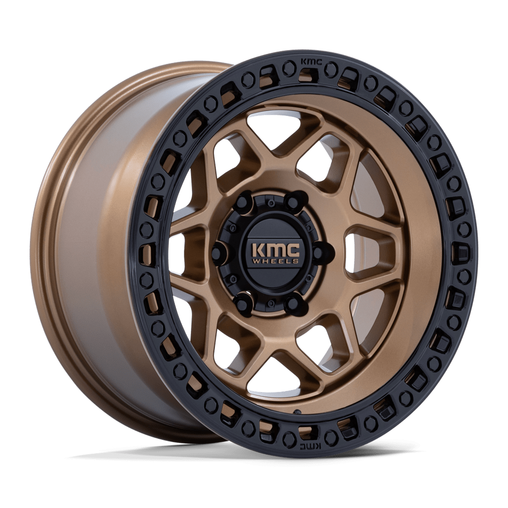 Kmc Km553 Torx Wheels Rims 17x8.5 5x127 Matte Bronze W Gloss Black