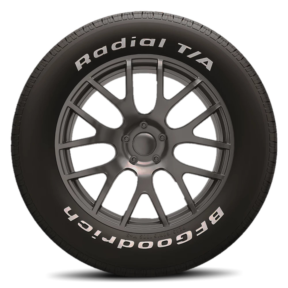 Bfgoodrich Radial T/A 205/70R14 White Letter Tires | 23353